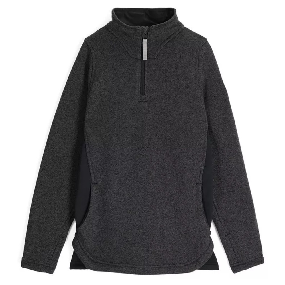Spyder Gray Quarter-Zip Pullover Jacket